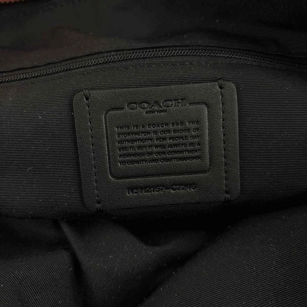 Coach Pink & Black Handbag